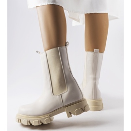 Botas de trabalho bege de Vallejo 1