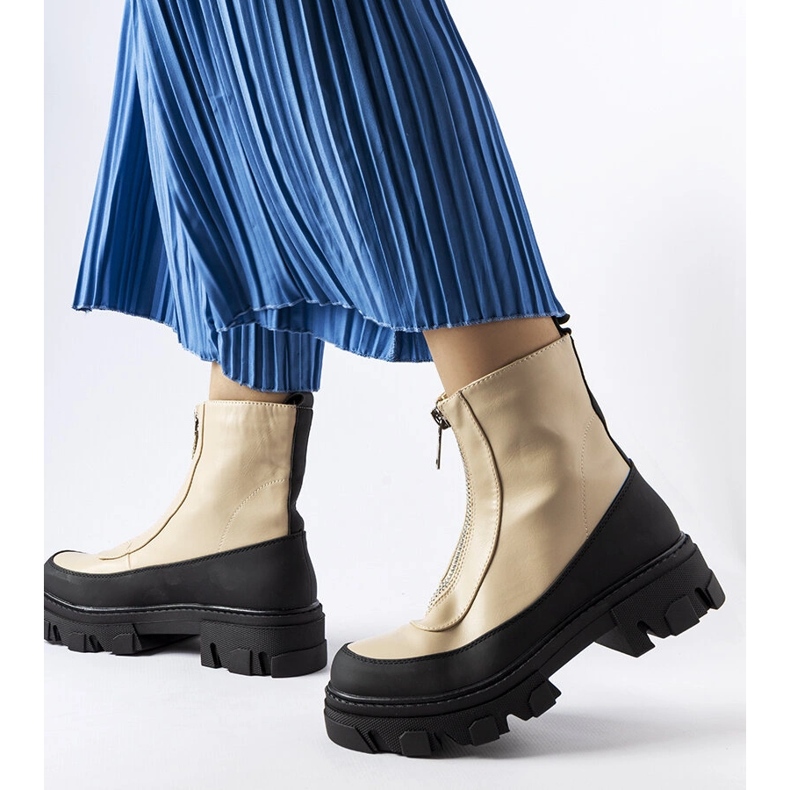 Botins grossos bege, Morley 1