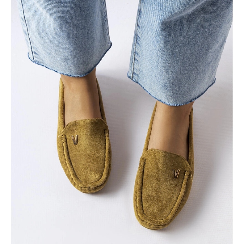 Mocassins de camurça ecológica verdes de Beltsville 1