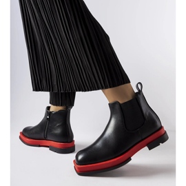 Inna Botas baixas pretas Tarquinia preto 1