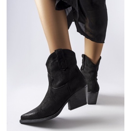 Botas de cowboy pretas da Christi preto 1