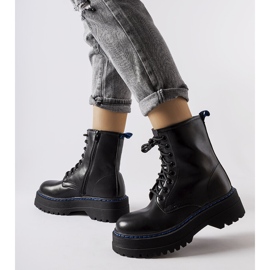 Botas de trabalho isoladas pretas da Stiles preto 1