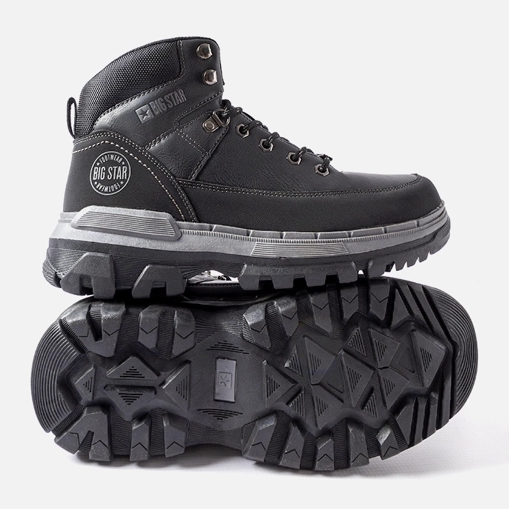 Botas masculinas pretas Big Star KK174120 pretas preto 1