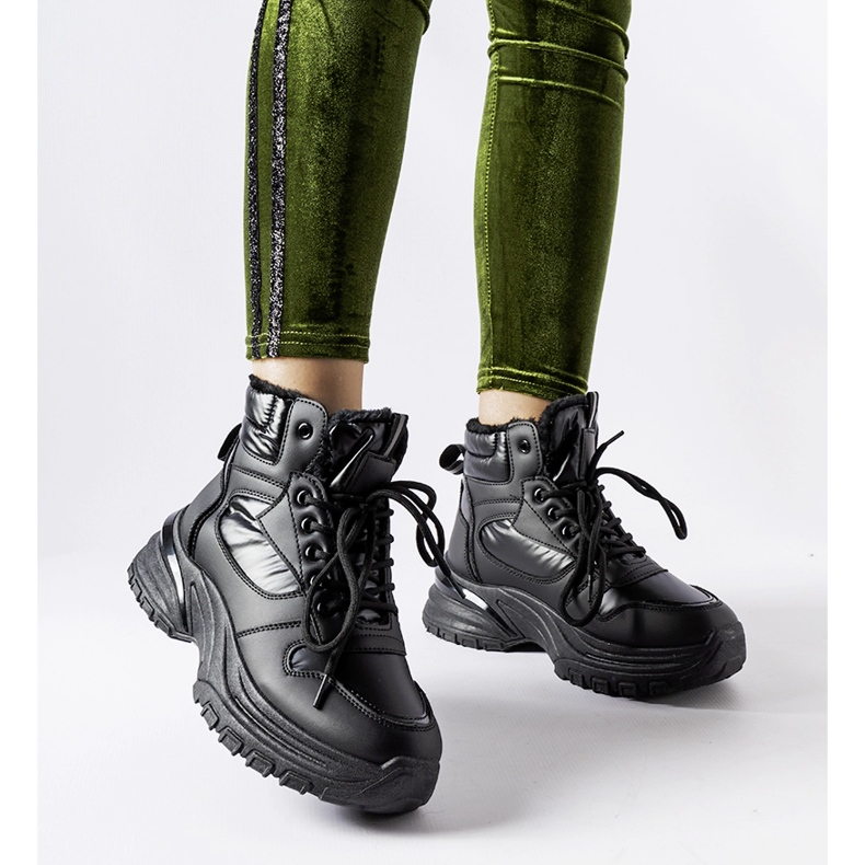 Evento Calçados esportivos de inverno Giacinto com isolamento preto 1 Evento Calçados esportivos de inverno Giacinto com isolamento preto 1