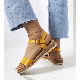 Sandálias femininas Speier amarelas amarelo 1