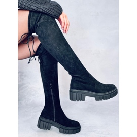 Botas de mulher Alyssa Black preto 1