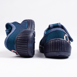 Chinelos de jardim de infância Shelovet para meninos azul 2