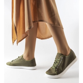 Tênis têxtil verde Razan 1