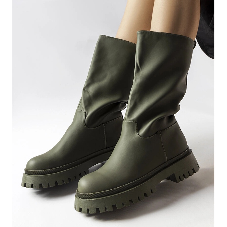 Botas verde fosco Hollie 1 Botas verde fosco Hollie 1