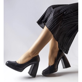 Sapatos de salto alto pretos Mailly 1