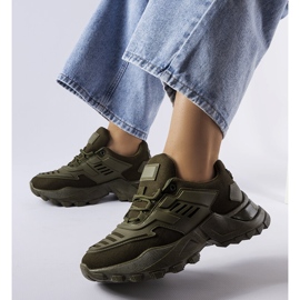 Inna Tênis esportivo feminino AL003 verde 2