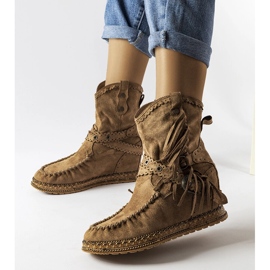 Inna Botas de cunha castanho escuro, Teodata 1 Inna Botas de cunha castanho escuro, Teodata 1