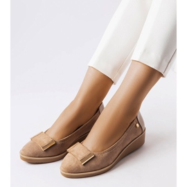 Inna Bailarinas com palmilha de couro da Kajla preto 1