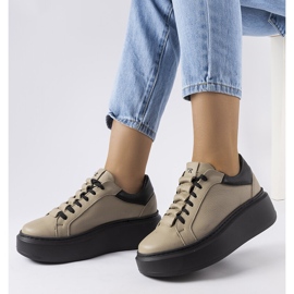 Brogues bege LS5379 Taupe 1