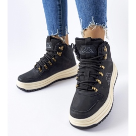 Sapatos isolados pretos Kappa 243364 Tobin 1