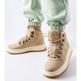 Sapatos isolados bege Kappa 243364 Tobin 1 Sapatos isolados bege Kappa 243364 Tobin 1