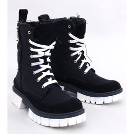 Botins de lona com protetor Vaugh Black preto 1