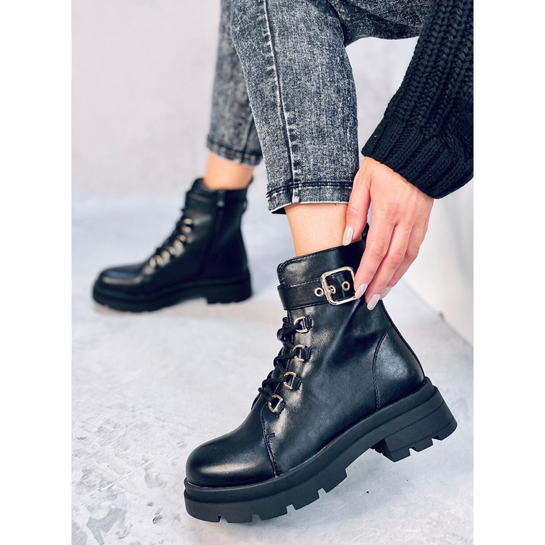 Botas militares Pomona Black preto 2