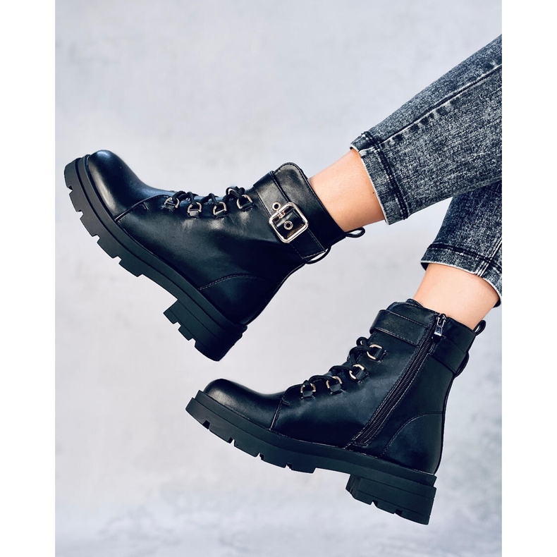 Botas militares Pomona Black preto 1