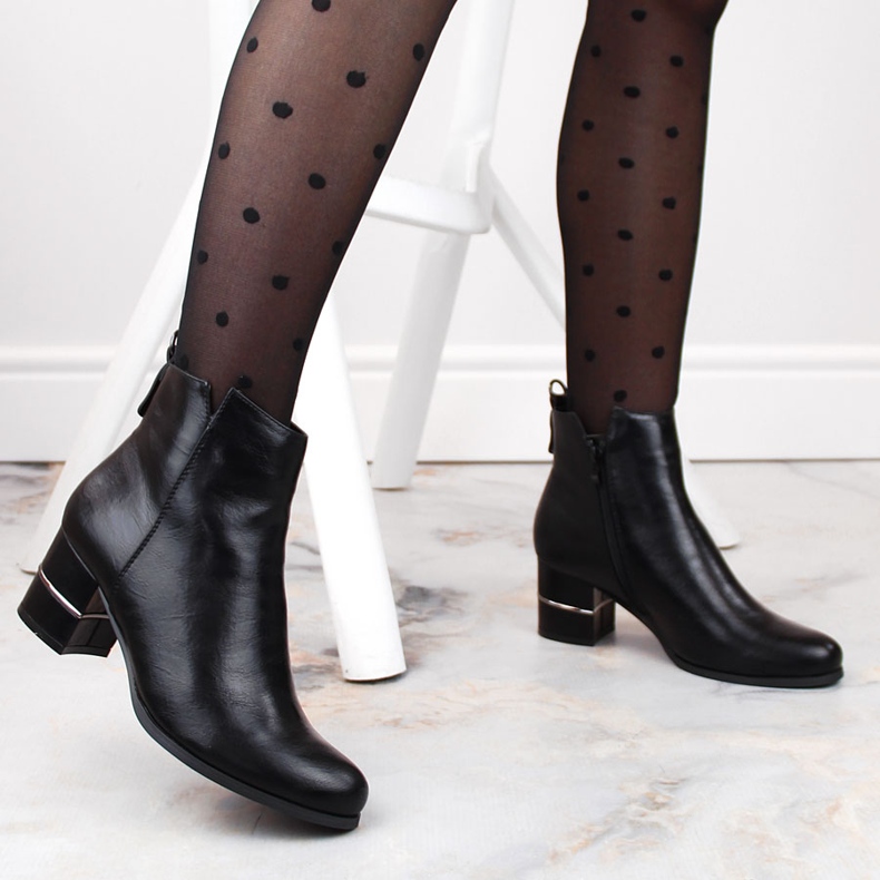 Botas Chelsea Black Warm no poste por M. Daszyński preto 1