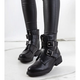 Botas femininas pretas com isolamento por Stewart preto 1