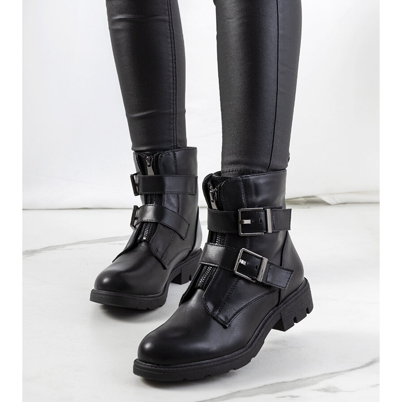 Botas femininas pretas com isolamento por Stewart preto 1