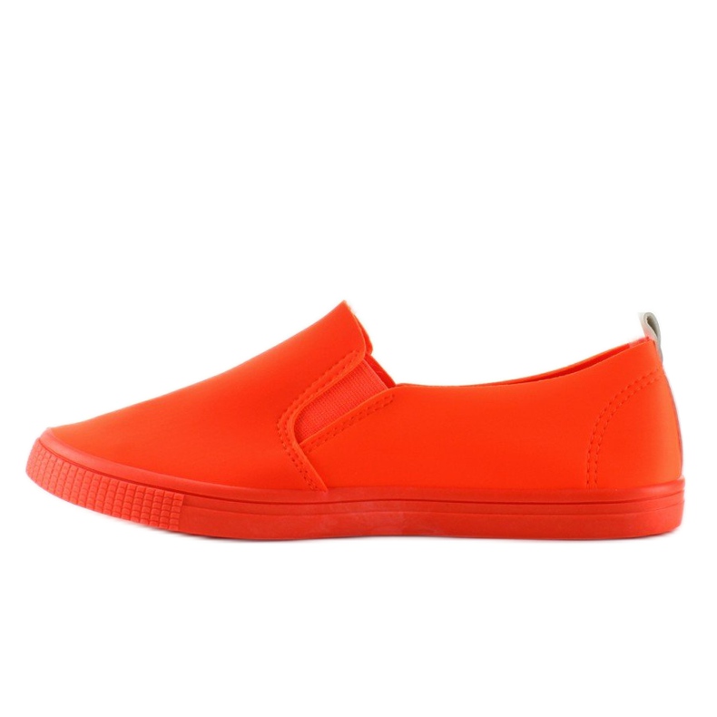 Elegante tênis slip-on laranja JX31 2