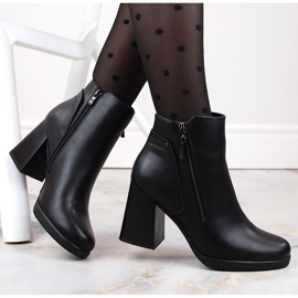 Botins pretos com isolamento feminino Sergio Leone BT323 1 Botins pretos com isolamento feminino Sergio Leone BT323 1