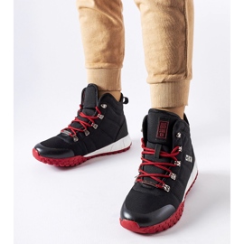 Sapatos juvenis pretos Big Star KK274217 1