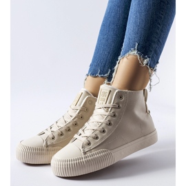 Tênis com isolamento bege Big Star MM274018 1 Tênis com isolamento bege Big Star MM274018 1