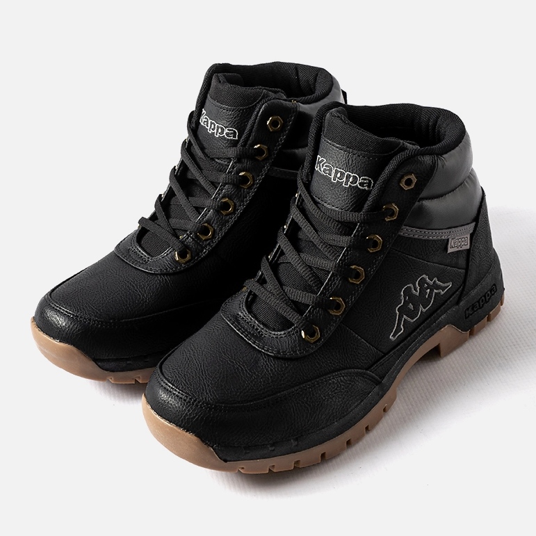 Botas pretas Kappa 242075 brilhantes preto 1