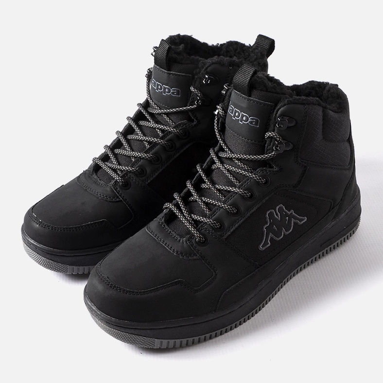Calçado desportivo preto com isolamento Kappa 243046 Fur 1