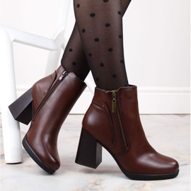 Botins com isolamento Sergio Leone W SK425B, marrom castanho 1