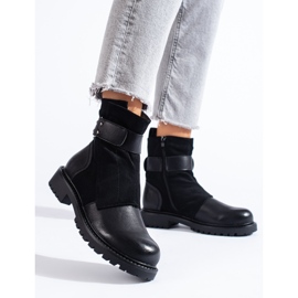 SHELOVET Malas pretas de senhora com fivela preto 1