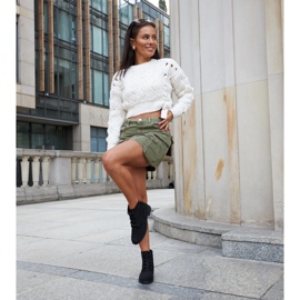 Botins pretos decorados com zircões Melisurgo 1 Botins pretos decorados com zircões Melisurgo 1