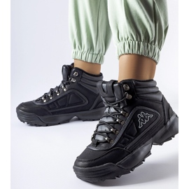 Sapatos Kappa 242968 Shivoo pretos de cano alto 1