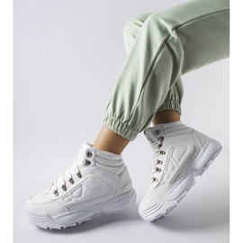 Sapatos altos brancos e quentes Kappa 242968 Shivoo 1 Sapatos altos brancos e quentes Kappa 242968 Shivoo 1