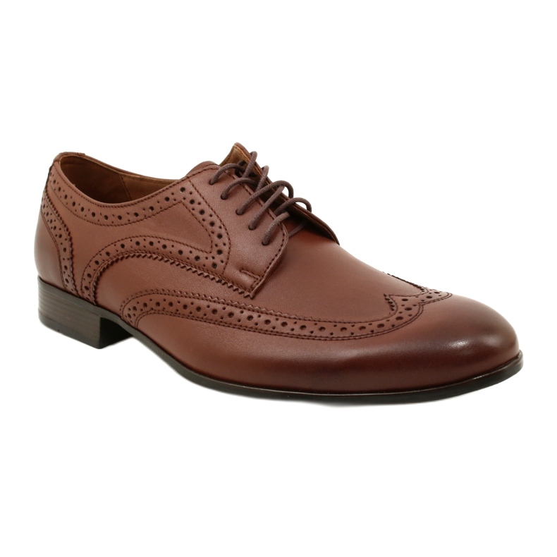 Olivier Sapatos formais Brogues castanho 617 marrom 2