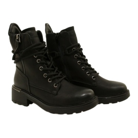 Evento Botas altas femininas com um zíper preto 21BT35-4226 5