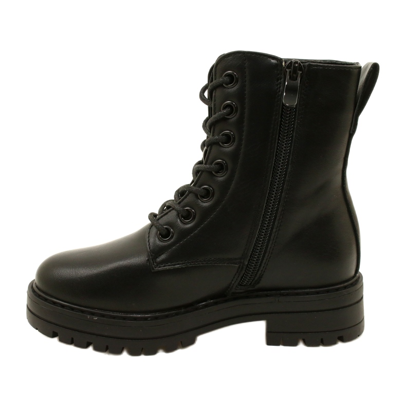 Evento Botas elegantes Miss Zipper 23DZ35-4235 pretas preto 1