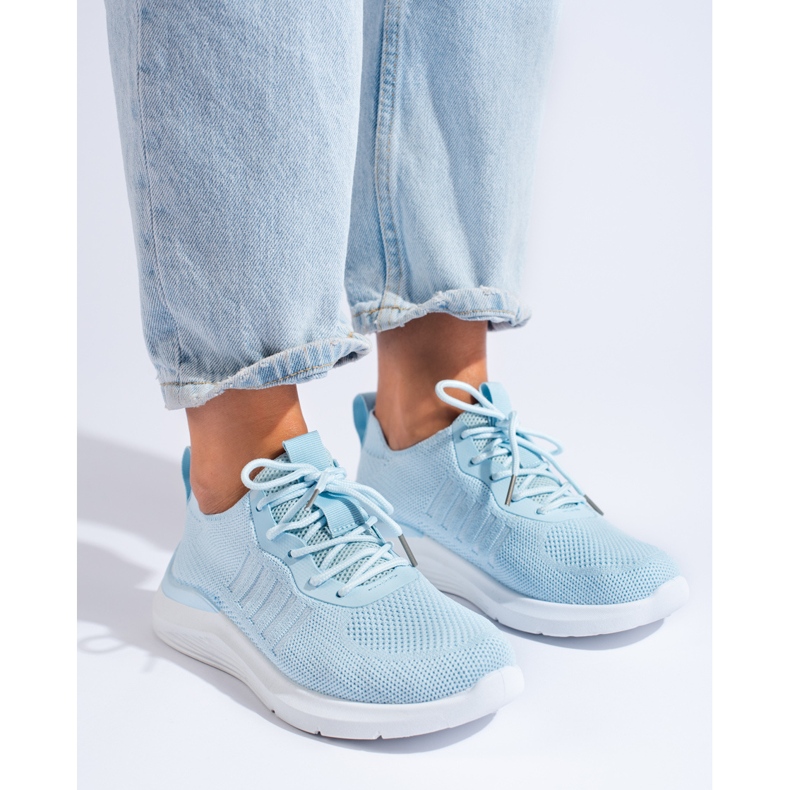 Shelovet sapatos esportivos femininos azuis azul 2