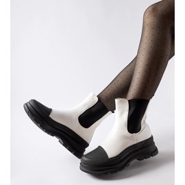 Botins brancos com sola desportiva Ermanno 1 Botins brancos com sola desportiva Ermanno 1
