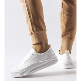 Tênis plataforma Collepepe branco 2