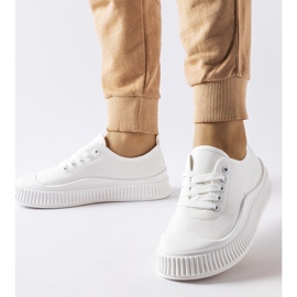 Tênis plataforma Collepepe branco 1