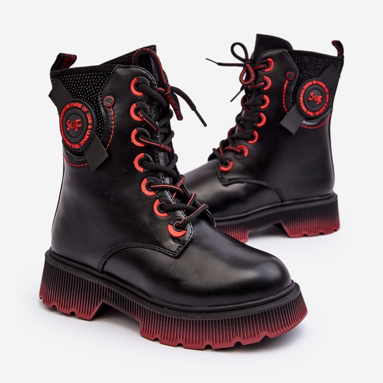 News Botas isoladas infantis pretas Askya preto 1