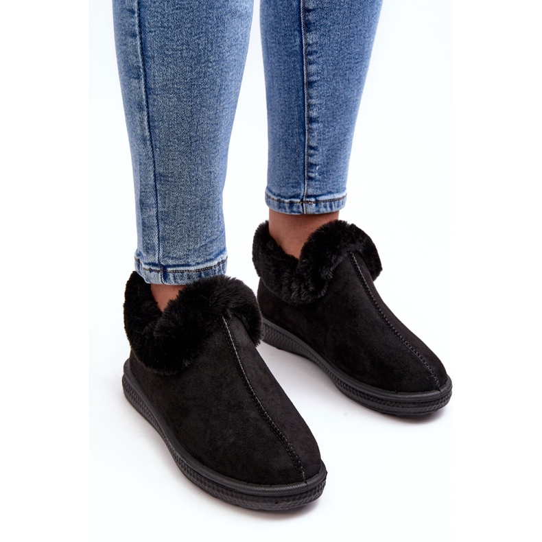 Botas femininas pretas Pilani para neve baixa com pele preto 2 Botas femininas pretas Pilani para neve baixa com pele preto 2