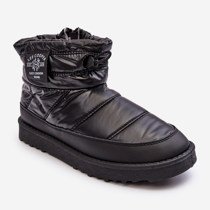 Big Star Botas de neve isoladas femininas Lee Cooper LCJ-23-44-1967L pretas preto 1