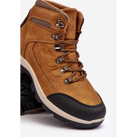 PE1 Sapatos de trekking isolados Camel Dysasha masculino marrom 2