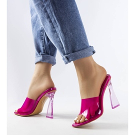 Sliders transparentes rosa da Clichy 2 Sliders transparentes rosa da Clichy 2