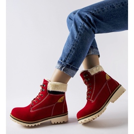 Botas Montalbino com isolamento vermelho 1